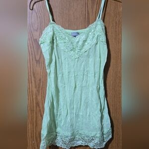 Vanity Light Green Lace Camisole